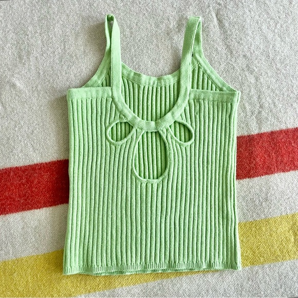House of Sunny Peggy knit tank with keyhole cutouts - Picture 6 of 10